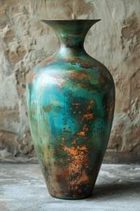 Vase à fleurs en métal de vente chaude avec une finition antique de qualité supérieure pour des arrangements floraux élégants et des thèmes de décoration - Product Image 4