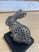 Ornement animal imprimé en métal 3D de haute précision pour vitrine de cadeaux