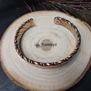 Adjustable <b>Copper</b> Bangles for Unisex Premium Quality Fashion Stylish Handmade Wellness <b>Jewelry</b> Gift Multiple Sizes Patterns - Product Image 5