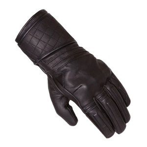 Black Cowhide Leather Touring Motorbike Gloves Motorcycle Auto Racing Wear Genuine Leather Black Gloves For Men - Product Image 5