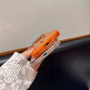 Funda Brillante Antigolpes para Teléfono Móvil, TPU+PC, Compatible con 13 Pro Max Plus, con Soporte, Carga Inalámbrica, Logo Personalizable - Product Image 1