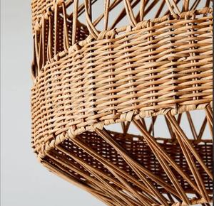 Europe-Style Rattan Lamp Covers and <b>Shades</b> Farmhouse and Asian Durable <b>Bamboo</b> Material - Product Image 5