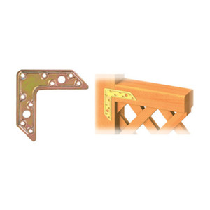 PIASTRE "L" EN ACIER TROPIQUELISÉ 16X11X3,2 MM 160X110X32 - Product Image 1