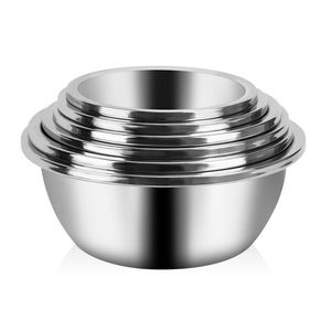 Bol de service en acier inoxydable avec finition martelée pour un look vintage rustique adapté aux cuisines de ferme ou de style traditionnel - Product Image 3