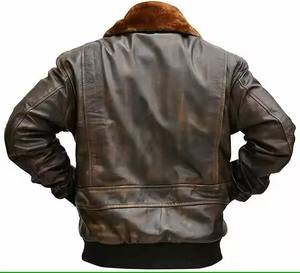 Chaqueta de Hombre de Cuero Genuino Curtido, Personalizable, Transpirable, de Secado Rápido, Resistente al Viento, Ecológica, Informal, de Alta Calidad para Otoño - Product Image 6