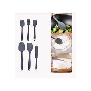 Set di 6 spatole da cucina in Silicone antiaderente spazzola per uova cucchiaio spatola Set spatola