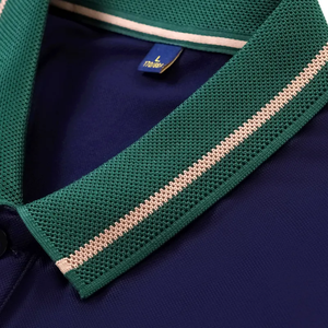 Camiseta Polo con botones de cuarto más vendida para hombre, camiseta Polo de Golf con cuello vuelto de algodón suave de punto - Product Image 6