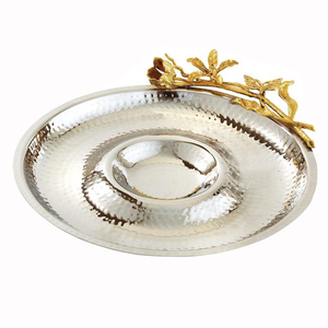 Bandeja de plato de Metal de tendencia superior para cafetería, Bar, restaurante, fiesta de boda, decoración de mesa, bandeja de uso de servicio de Catering - Product Image 2