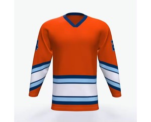 Maillot de hockey sur glace personnalisé pour hommes 2025, sublimé, respirant, à séchage rapide et antibactérien - Product Image 1