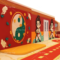Équipement de terrain de jeu intérieur commercial, structure de jeu souple personnalisée, multifonctionnelle, pour l'exercice, parc d'attractions pour enfants, école, famille