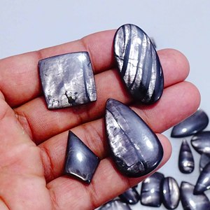 Hypersthene อัญมณี Cabochon หลวม hypersthene อัญมณีอินเดียเป็นกลุ่มในราคาที่ดีที่สุดจาก expersthene จี้ - Product Image 5