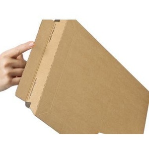 Bolsa de Papel Corrugado Autoadhesiva ColomPac, Color Marrón, 400 x 285 x 50 mm (Ancho x Alto x Profundidad), Bolsa de Envío con Ventana, Producto Promocional - Product Image 6