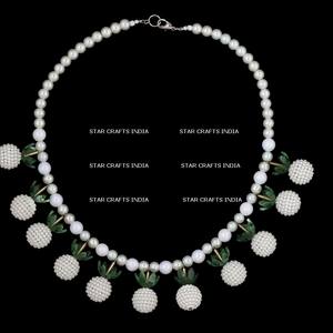 Vendedor caliente 2024 collar de cuentas de resina de Color azul claro joyería de moda a precio de fábrica al por mayor de STAR CRAFTS INDIA - Product Image 2