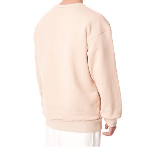 High Quality Wholesale <b>Men</b> <b>Hoodie</b> Custom 100% Cotton Fleece Crewneck <b>Lined</b> Eco-Friendly Gym Training Casual Streetwear Winter - Product Image 4