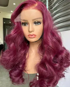 100% Virgin hair no shedding customized color and length deep weave and Vietnamese hair wigs Vietnam Hair Boncy wigs supplier