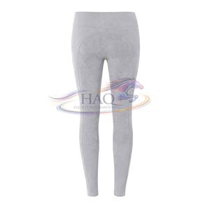 Leggings d'équitation taille haute de performance avec grip intégral, extensibles et compressifs, Fourniture OEM - Product Image 5