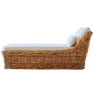Nouvelles chaises longues extérieures en rotin naturel pour les applications de villa de salon d'hôtel de jardin de terrasse - Product Image 6