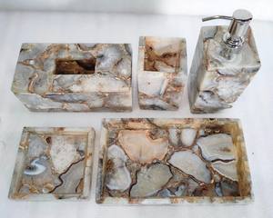 Ensemble de salle de bain en marbre attrayant très exigeant Accessoires de salle de bain de qualité supérieure extraordinaire au prix nominal - Product Image 2