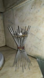 hot selling Nordic simple circular design iron <b>tea</b> light candle holder decorative for home and wedding decoration - Product Image 6