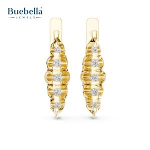 Pendientes de diamantes redondos de Plata de Ley 925 personalizados de alta calidad para mujer, joyería de moda - Product Image 5