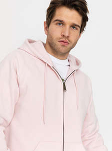 Sweat-shirt à capuche unisexe zippé en polaire doux de haute qualité, personnalisable avec logo OEM, coupe ample - Product Image 2