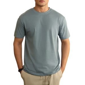 T-shirts pour hommes en coton 100% personnalisés, imprimés sur mesure, fabricant OEM, haute qualité, col rond, manches courtes, écologiques, décontractés, vente en gros - Product Image 4