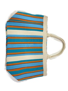 Bolsas de compras reutilizables ecológicas de PP con asa de algodón, bolsas de playa sostenibles para mujer de la India - Product Image 2