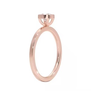 Joyería de mujer Moissanite Diamond Compromiso Joyería Certificado Moissanite Diamond Ring Anillo de plata para mujer - Product Image 4