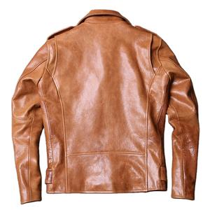 Chaqueta de cuero para hombre a precio mayorista, chaqueta de cuero para uso en exteriores, chaqueta de cuero con cuello alto para hombre, para uso en exteriores en invierno - Product Image 2
