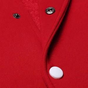 Chaqueta Varsity de Lana 100% Ecológica para Hombre, Cuello Alto, Estilo Urbano, Popular, Suministro Directo de Fábrica, Moda de Invierno - Product Image 2