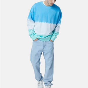 เสื้อสเวตเชิ้ตผู้ชายโอเวอร์ไซส์ทำจากผ้าฝ้ายผ้าคอตตอนพิมพ์ลายไหล่ตกเสื้อสเวตเชิ้ต - Product Image 5