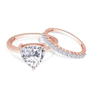 Anillo de Compromiso con Moissanita Corte Trillón - Product Image 2