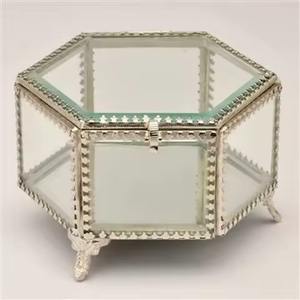 Boîte à bagues de qualité supérieure, design antique, couleur or, boîte de rangement pour bijoux, boîte de décoration pour la maison - Product Image 6