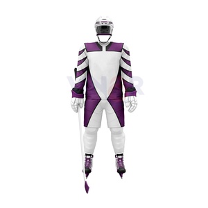 2025 Ensemble d'équipe respirant en polyester 100% de haute qualité-Maillot de hockey sur glace Pantalon Sublimation Uniforme de hockey sur glace Vente Service OEM - Product Image 5