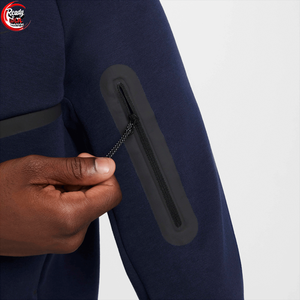 Tech Fleece Wind runner Sudadera con capucha 100% algodón Patrón sólido Temporada de invierno Técnica lavada Volver en stock - Product Image 4