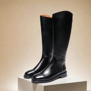 Zapatos de Diseñador 2025, Botas de Tacón Bajo de Alta Calidad para Mujer, Botas Altas hasta la Rodilla, Botas de Plataforma, Botines para Mujer - Product Image 3