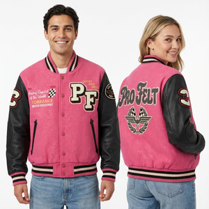 Vestes universitaires personnalisées en gros de style américain pour l'hiver et l'automne, logo personnalisé, vestes de baseball pour hommes, veste de collège pour hommes - Product Image 4