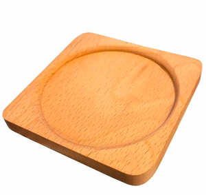 Wooden Walnut Coasters for <b>Small</b> Orders Low Moq - Product Image 1
