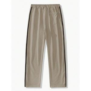 กางเกงผู้ชายทรงตรงโค้งลายทางสำหรับฤดูหนาวกางเกงถักนิตติ้งพิมพ์โลโก้ตามสั่งกางเกงขายาวสำหรับผู้ชายกลางแจ้ง - Product Image 3