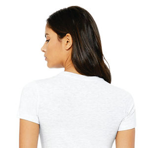 Haute Qualité Personnalisé t Shirt Avec Logo O Cou 100% Coton Slim Fit T Shirt Femme - Product Image 6