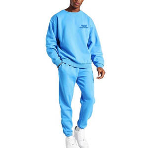 Conjunto Deportivo Informal para Hombre, de Dos Piezas, de Algodón Suave, Atuendo Cómodo para Ropa de Calle, Gimnasio, Fitness y Entrenamiento - Product Image 1