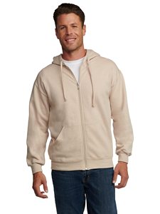 Sudadera con capucha unisex de alta calidad del fabricante, con cremallera completa, personalizada, ecológica, transpirable, con estampado puff, de poliéster/algodón de alto gramaje - Product Image 5