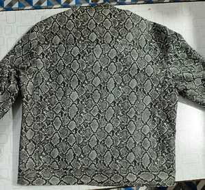 Chaqueta Bomber de Cuero PU y Lana Ecológica para Hombre, Corte Entallado, Estilo Moderno para Viajes, Noche y Calle, Precio Económico - Product Image 2