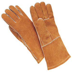 Guantes de Soldadura de Piel de Vacuno Sunland, Guantes de Seguridad de Piel Auténtica de Vacuno, Protección Laboral Industrial para Hombre - Product Image 3