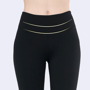 OEM womens <b>leggings</b> with logo customization breathable fabric and stretch fit suitable for fitness events and gymwear - Product Image 4