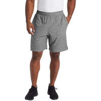 Shorts de sport pour hommes grande taille personnalisés avec logo de haute qualité, style streetwear, 100 % coton, écologiques, séchage rapide, style urbain, couleur unie