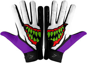 Gants de football américains antidérapants de haute qualité avec paume collante, service OEM pour les joueurs de ligne, gants de football durables, fabricant - Product Image 6