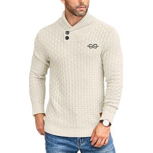 Respirant 2024 pull homme col rond imprimé pull vente en gros prix broderie personnalisée logo hommes pull prix abordable - Product Image 1