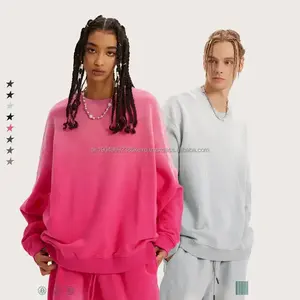 Buena Oferta, Sudadera Vintage de Alta Calidad, Cuello Redondo, Lavado Ácido, Holgada e Informal - Product Image 4