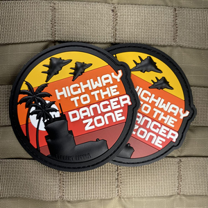 แผ่นปะติดหมวกดีไซน์เครื่องบินรบลายพระอาทิตย์ตก ทำจากยางพีวีซีเนื้อนิ่ม ดีไซน์รูปหัวใจ เป็นมิตรกับสิ่งแวดล้อม พร้อมแถบตีนตุ๊กแกด้านหลัง - Product Image 5